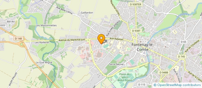 localisation de l'entreprise MONSIEUR OLIVIER LAPORTE à FONTENAY-LE-COMTE