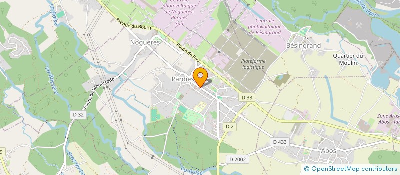 localisation de l'entreprise MONSIEUR OLIVIER LAPORTE-FAURET  PARDIES