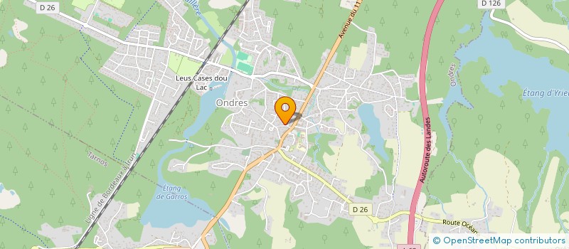 localisation de l'entreprise MONSIEUR OLIVIER LAPRUN  ONDRES