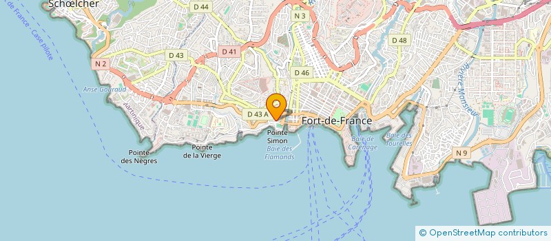 localisation de l'entreprise MONSIEUR OLIVIER LARCHER à FORT-DE-FRANCE
