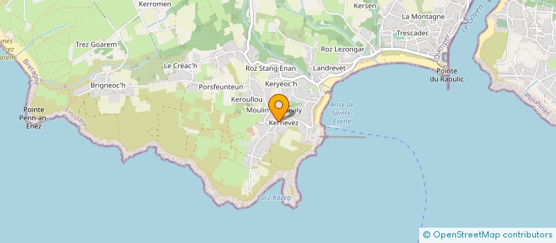 localisation de l'entreprise MONSIEUR OLIVIER LARHANTEC  AUDIERNE