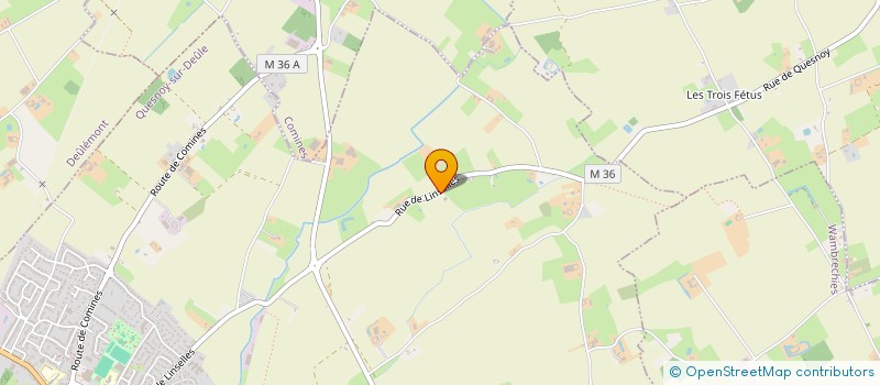 localisation de l'entreprise MONSIEUR OLIVIER LARMINEZ à QUESNOY-SUR-DEULE
