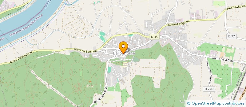 localisation de l'entreprise MONSIEUR OLIVIER LARREGNESTE  BARBENTANE