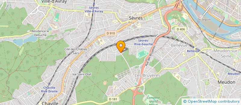 localisation de l'entreprise MONSIEUR OLIVIER LARRETGERE à SEVRES