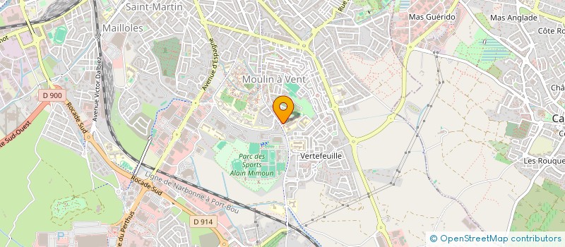 localisation de l'entreprise MONSIEUR OLIVIER LARRIBE  PERPIGNAN