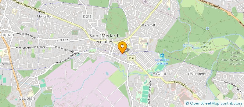 localisation de l'entreprise MONSIEUR OLIVIER LARRIEUX à SAINT-MEDARD-EN-JALLES