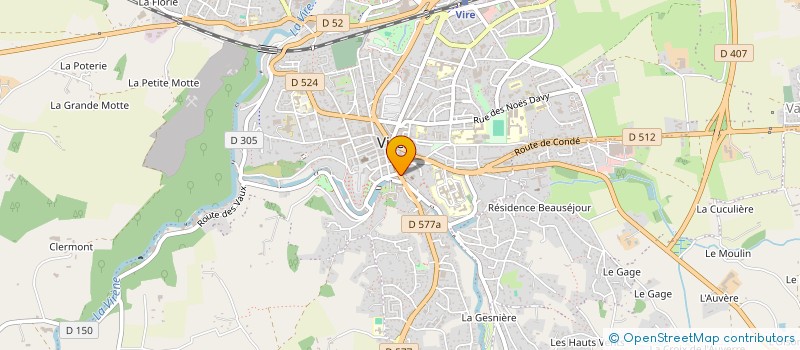 localisation de l'entreprise MONSIEUR OLIVIER LARSONNEUR  LA CHAPELLE-EN-VALGAUDEMAR