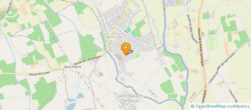 localisation de l'entreprise MONSIEUR OLIVIER LASNE  SAINT-JUST