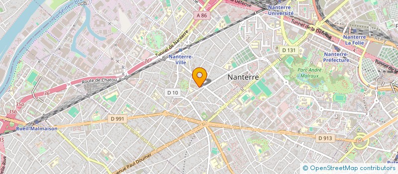 localisation de l'entreprise MONSIEUR OLIVIER LASNE  NANTERRE