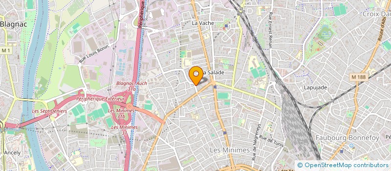 localisation de l'entreprise MONSIEUR OLIVIER LATCHOUMANE à TOULOUSE