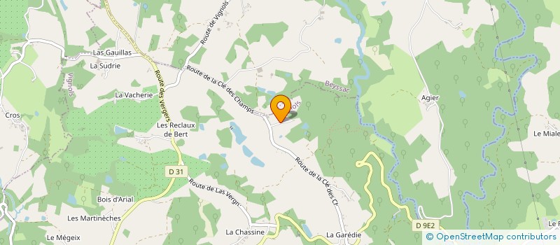 localisation de l'entreprise MONSIEUR OLIVIER LATOURNERIE  VIGNOLS