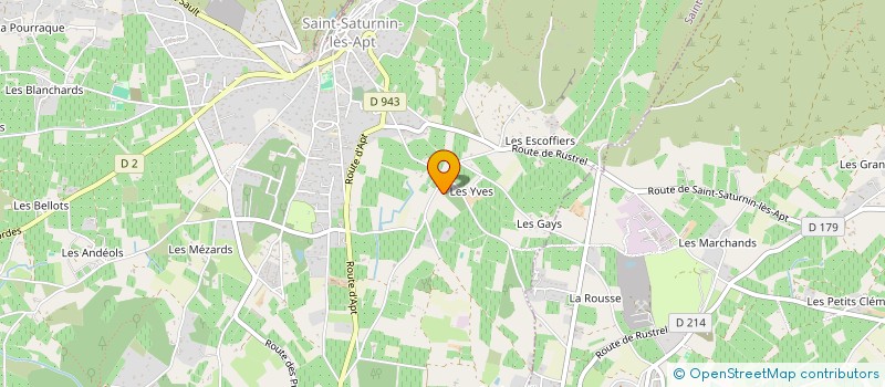localisation de l'entreprise MONSIEUR OLIVIER LAURANS à SAINT-SATURNIN-LES-APT