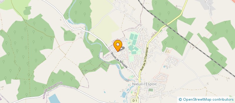 localisation de l'entreprise MONSIEUR OLIVIER LAURENDEAU  NIEUIL-L'ESPOIR