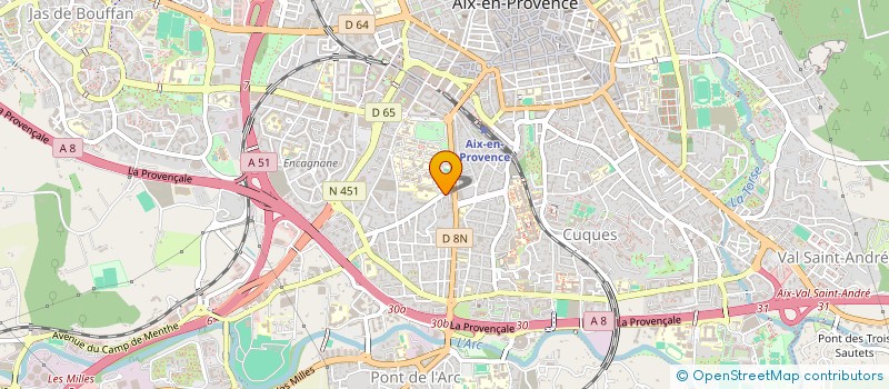 localisation de l'entreprise MONSIEUR OLIVIER LAURENT à AIX-EN-PROVENCE