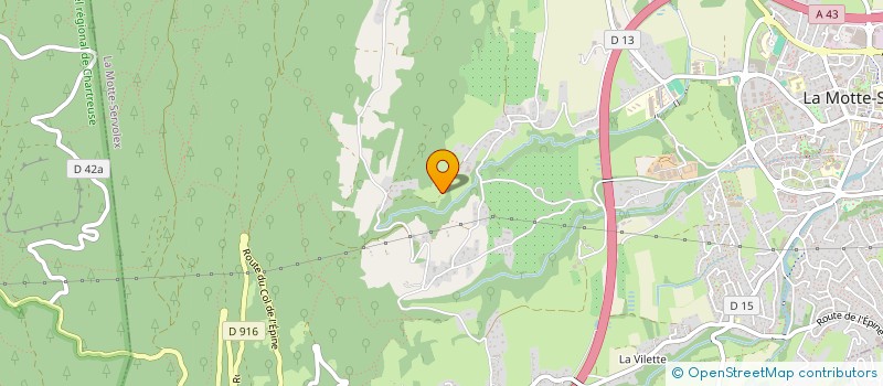 localisation de l'entreprise MONSIEUR OLIVIER LAURENT  LA MOTTE-SERVOLEX