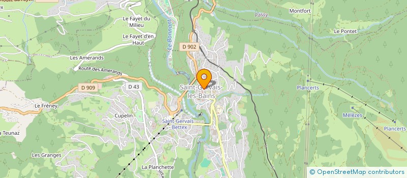 localisation de l'entreprise MONSIEUR OLIVIER LAURENT à SAINT-GERVAIS-LES-BAINS