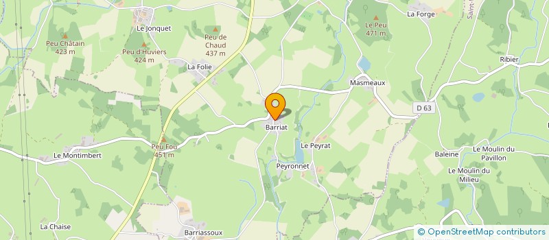 localisation de l'entreprise MONSIEUR OLIVIER LAURENT  LE GRAND-BOURG