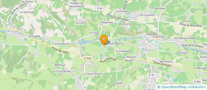 localisation de l'entreprise MONSIEUR OLIVIER LAURENT à PORTE-DES-PIERRES-DOREES