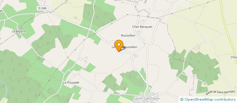 localisation de l'entreprise MONSIEUR OLIVIER LAURENT  SAINT-GERMAIN-DU-SEUDRE