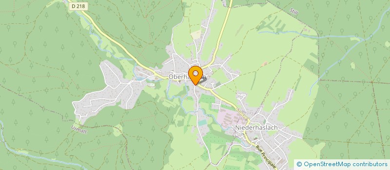 localisation de l'entreprise MONSIEUR OLIVIER LAURETTE  OBERHASLACH