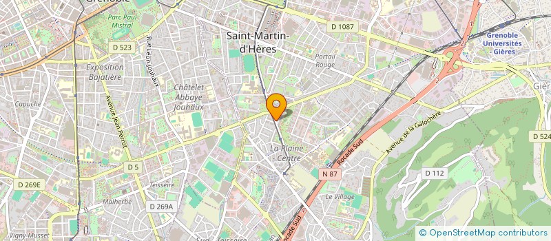 localisation de l'entreprise MONSIEUR OLIVIER LAVASTRE à SAINT-MARTIN-D'HERES