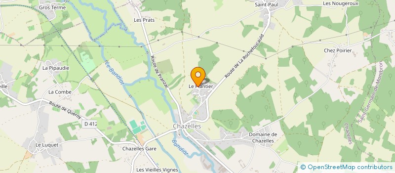 localisation de l'entreprise MONSIEUR OLIVIER LAVAURE à CHAZELLES