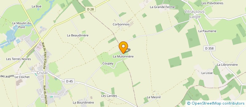 localisation de l'entreprise MONSIEUR OLIVIER LAVENANT à VITRAI-SOUS-LAIGLE
