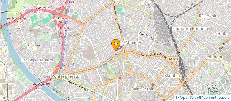 localisation de l'entreprise MONSIEUR OLIVIER LAVERGNE à TOULOUSE