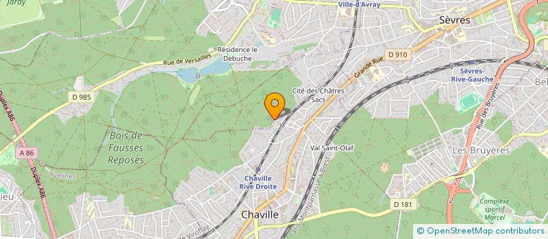 localisation de l'entreprise MONSIEUR OLIVIER LAVIROTTE à CHAVILLE
