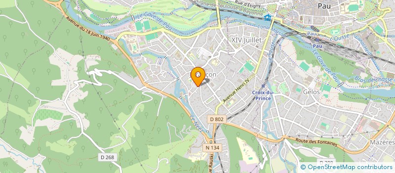 localisation de l'entreprise MONSIEUR OLIVIER LAYUS  JURANCON