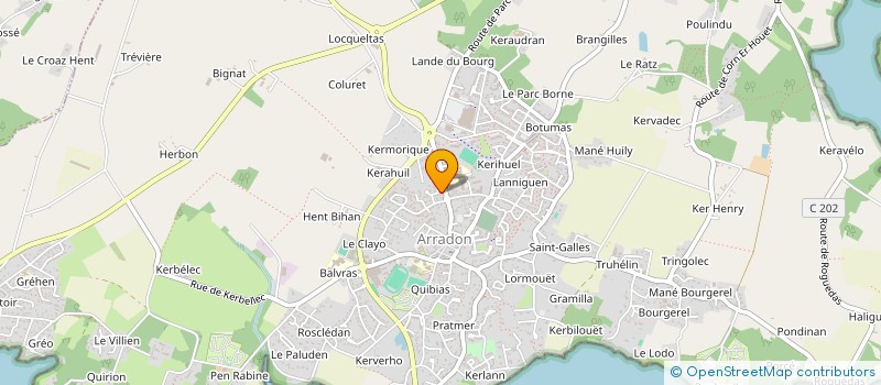 localisation de l'entreprise MONSIEUR OLIVIER LAZE  ARRADON