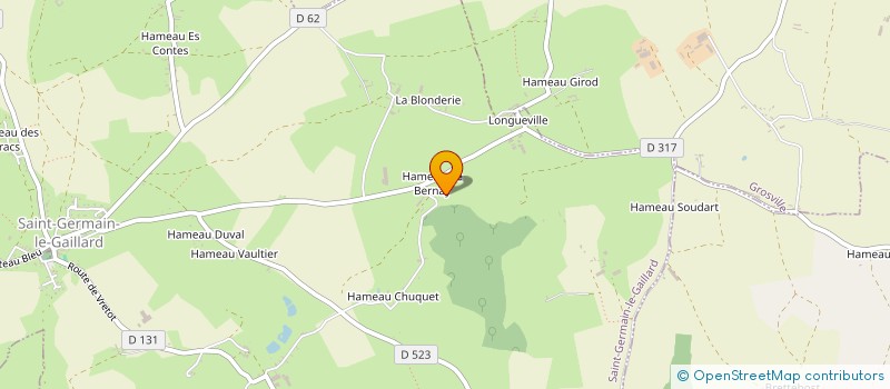 localisation de l'entreprise MONSIEUR OLIVIER LE BALLAIS  LE ROZEL