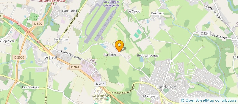 localisation de l'entreprise MONSIEUR OLIVIER LE BIHAN à LIMOGES