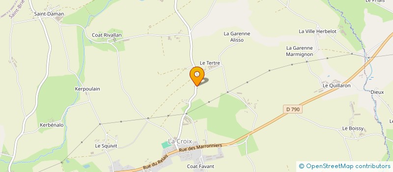 localisation de l'entreprise MONSIEUR OLIVIER LE BIHANNIC  LA HARMOYE