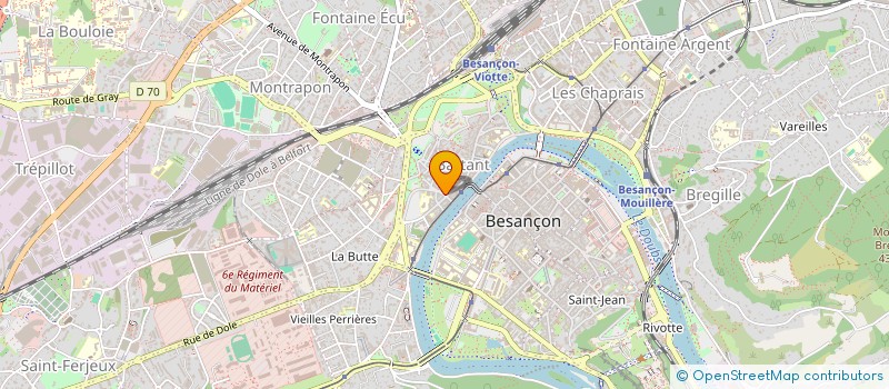 localisation de l'entreprise MONSIEUR OLIVIER LE BLOND à BESANCON
