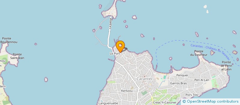 localisation de l'entreprise MONSIEUR OLIVIER LE BORGNE  CARANTEC