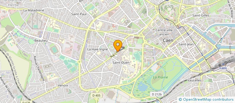 localisation de l'entreprise MONSIEUR OLIVIER LE BORGNE à CAEN