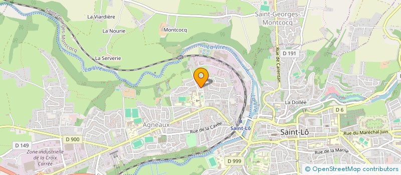 localisation de l'entreprise MONSIEUR OLIVIER LE BRETON  AGNEAUX