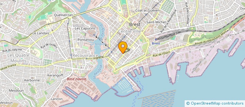 localisation de l'entreprise MONSIEUR OLIVIER LE BRETON à BREST