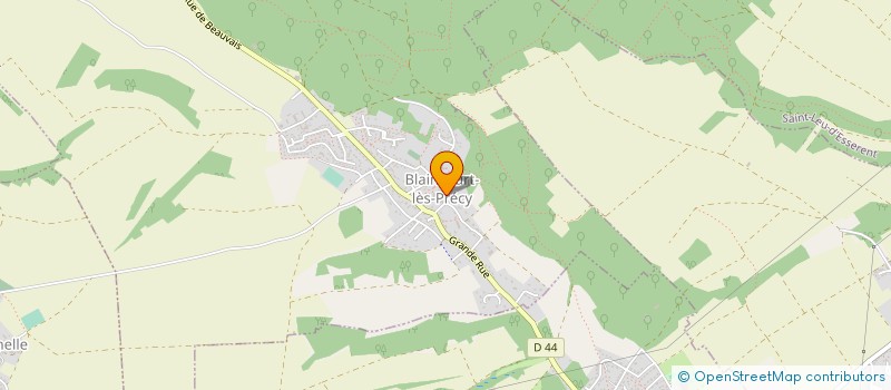 localisation de l'entreprise MONSIEUR OLIVIER LE CALVEZ  BLAINCOURT-LES-PRECY