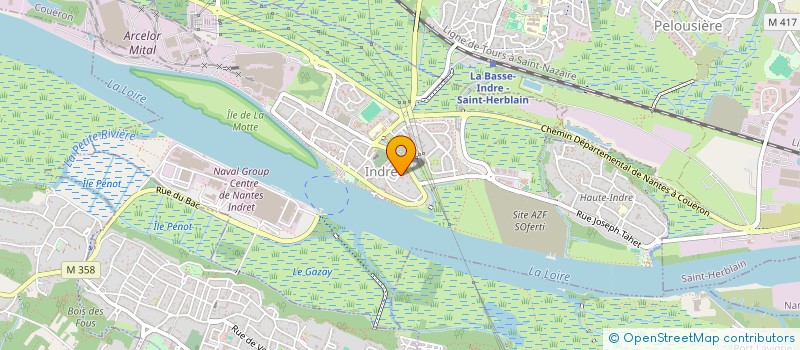 localisation de l'entreprise MONSIEUR OLIVIER LE CHATON  INDRE