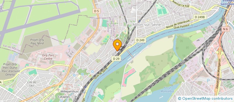 localisation de l'entreprise MONSIEUR OLIVIER LE FLOCH  ATHIS-MONS