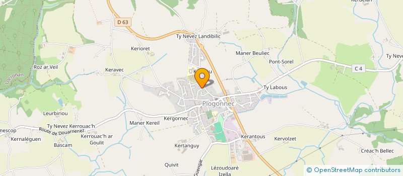 localisation de l'entreprise MONSIEUR OLIVIER LE FOLL à PLOGONNEC