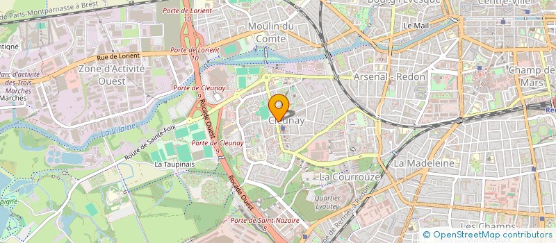 localisation de l'entreprise MONSIEUR OLIVIER LE GAC à RENNES