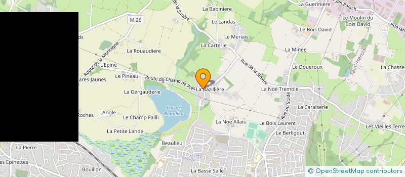 localisation de l'entreprise MONSIEUR OLIVIER LE GUERN à COUERON