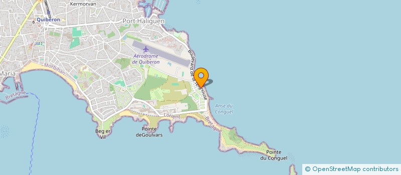 localisation de l'entreprise MONSIEUR OLIVIER LE HELLOCO à QUIBERON