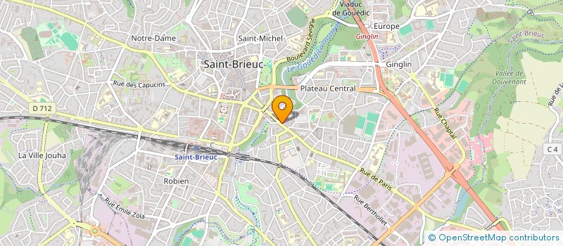 localisation de l'entreprise MONSIEUR OLIVIER LE HENAFF à SAINT-BRIEUC