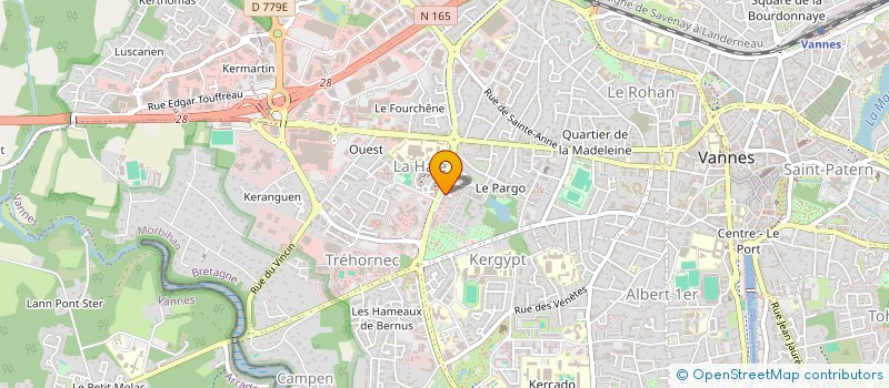 localisation de l'entreprise MONSIEUR OLIVIER LE JEUNE à VANNES