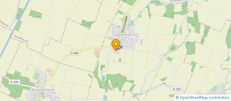 localisation de l'entreprise MONSIEUR OLIVIER LE LEVRIER  SAASENHEIM