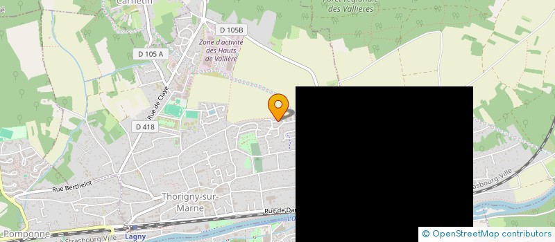 localisation de l'entreprise MONSIEUR OLIVIER LE MENN  THORIGNY-SUR-MARNE